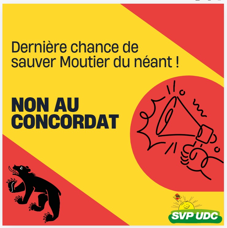 Le Jura bernois peut encore sauver Moutier !